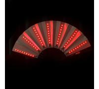 Éventail Pliable À LED - Éventail Chinois À Main Avec Lumière | Ventilateur Pliable À LED | Ventilateur À Main Chinois Pour Danse Boîte De Nuit Accessoires De Scène Raves De Club Pour Femmes