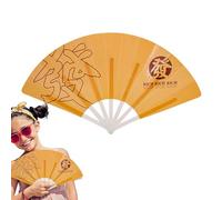 Éventail pliable avec texte inspirant | Petit ventilateur pliable pour enfant | Outil de refroidissement avec mots inspirants pour les voyages, l'espace de travail, l'école, la maison et les activités