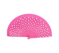 Éventail pliable en bois avec motif à pois, accessoires de vêtements, flamenco, danse classique espagnole, spectacles, danse à la main