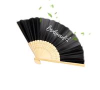 Éventail pliable en classique pour mariée | Éventail en bois avec lettres chinoises imprimées, pliables, classiques pour mariages, réunions de mariage