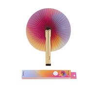 Fisura - Éventail pliable. Éventail pliable en papier. Éventail pai pai . Éventail pour mariage pour invités. Cadeau pour fêtes ou cérémonies.