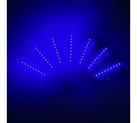 Éventail pliable - Se replie de manière compacte holographique Raves Foldiing | Élevez n'importe quelle scène Clack Handi Fan | Style pliable mains pour voyager ou assister à des événements