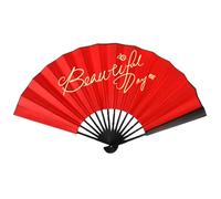 Éventail pliable | Tissu Chinois Vintage Éventail pour Femme - Rétro Étanche 25 cm Éventail pour Église Danse Décoration