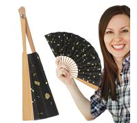 Éventail pliant, éventail à main pliable, Party Favours Éventail Pliant Chinois | Éventail à Main d'Artisanat Chinois, Éventail d'art et élégant, Éventail pliable pour Ta