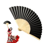 Éventail Pliant,Éventail Pliant À Main,Éventails de soie vintage japonais chinois - 8 pouces charmant rétro élégant pour les femmes, les dames, les filles lors des festivals de musique, des fêtes, des