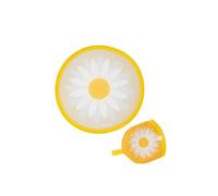 fisura. - Éventail rond pliable. Ventilateur à main pliable original. Frisbee pliable. Éventail portable pour fêtes. 20 cm. (Margarita, 1 unité)