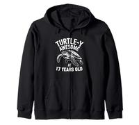 Éventail Tortue de mer 17 Ans Motif Anniversaire Sweat à Capuche