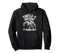 Éventail Tortue de mer 17 Ans Motif Anniversaire Sweat à Capuche