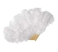 Éventails de danse, 13 accessoires en os, grand avec nervures et tissu fluide, éventails de performance élégants pour festival burlesque, théâtre, scène, fête de mariage, photographie, église,