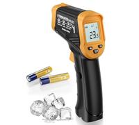 Eventek Thermometre Laser, -50°C-600°C (-58°F-1112°F) Thermometre Infrarouge Numérique Sans Contact, Thermometre Cuisine pour Frigo/Four/BBQ/Industrie (Pas pour L'homme)