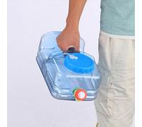 Eventerde 10L Bidon Eau Avec Robinet - Jerrican Alimentaire De Camping, Reservoir Eau Camping Car, Réservoir D'eau En Plastique Avec Robinet, Jerrican Alimentaire Avec Poignée, Portable Bidon D'eau