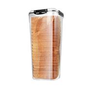 Eventerde 14x34cm Boite A Pain Hermetique Boite Rangement Biscotte Garde Pain En PP Support À Pain Sandwich Pour Fait Maison Pour Une Fraîcheur Durable