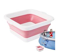 Eventerde Bassin Pédiluve - Cuve De Trempage pour Pieds - 168 Points de Massage Convexes Pliable Anti-Dérapant Seau Grande Taille pour Hôtel Nettoyage de Voiture Hommes Bord de Piscine EHPAD
