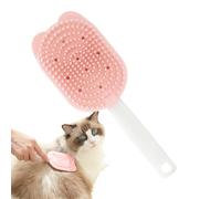 Eventerde Brosse pour chat pour perte de poils, accessoire pour animaux de compagnie, peigne de massage | Brosses double face pour chats d'appartement, pour enlever les poils morts chez les chats et
