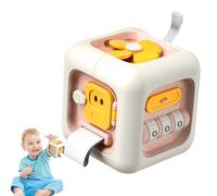 Eventerde Cube d'activité sensoriel, jeu éducatif pour favoriser la motricité fine et le développement précoce pour les déplacements - Cube d'occupation jouet | Cadeau pour les enfants et les filles