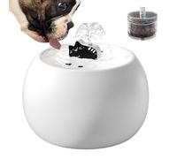 Eventerde Fontaines À Chat,Fontaine À Eau pour Chats - Distributeur d'eau Filtrée avec Capteur 3D pour Chaton Et Chien À La Maison Ou À L'Extérieur