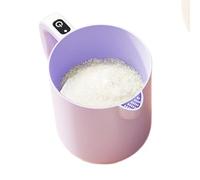 Eventerde Fouet Électrique - 2 En 1 Tasse À Mélanger Et Passoire,Bol à Riz 1L, Agitateur Automatique pour Préparations Liquides et Cuisson