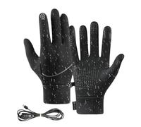 Eventerde Gants Chauffants, pour Conduire, Moufles Chauffantes USB Tactiles pour Temps Froid Trajets Domicile-Travail Déneigement Passionnés des Sports d'hiver et de Photographie