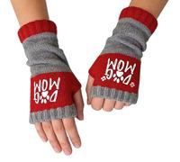 Eventerde Gants pour femme, moufles douces par temps froid - Gants chauds tricotés sans doigts - Pour le cyclisme, l'équitation, le travail, le patinage, les textes, la randonnée