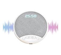 Eventerde Haut-parleur coussin pour un sommeil réparateur - Écouteurs mobiles à bruit blanc avec réveil et affichage de l'heure, haut-parleur plat sous coussin - Pour hommes, , voyage, audio