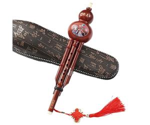 Eventerde Hulusi, flûte à citrouille chinoise faite à la main, pour débutants, pour , instrument à vent traditionnel ethnique pour , joueurs professionnels