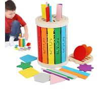 Eventerde Jouets De Tri De Couleurs pour | Jeux Éducatifs en Bois pour L'Apprentissage - Activités de Tri pour Le Développement Préscolaire - pour Développement, Résolution de Problèmes, Jeu et