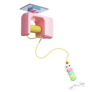 Eventerde Jouets Interactifs pour Chats D Intérieur | Canne À Chat Interactive Rétractable,Jeu Et Divertissement pour Animaux Exercice De Poursuite pour Intérieur Extérieur Balcon Salon Jardin Cadeau