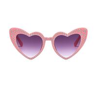 Eventerde Lunettes de soleil en forme de cœur pour femme - Lunettes de soleil en - Lunettes de soleil mignonnes et classiques - Tendance - Pour femme - Anniversaire, Voir description