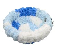 Eventerde Nid D'oiseau Lit Calopsitte 16x15x8 Cm Polaire Corail Tente De Maison D’Oiseau Lit Nid D'élevage De Perroquets Nids De Perroquet Pinson Canaries pour Perruche Perruche Conure Inséparabl