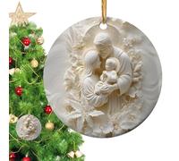 Eventerde Ornements De Noël Catholiques À Effet 3D | Décorations Suspendues en Acrylique,Décoration Fête pour Magasin École Maison Chambre Séjour