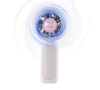 Eventerde Petit ventilateur de poche, ventilateur manuel rechargeable | Petit fan de bureau portable personnel | Supplies de camping de refroidissement à grande vitesse et légères pour les adultes