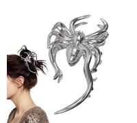 Eventerde Pinces à cheveux en forme de requin araignée punk | Clip d'araignée robuste - Pinces à mâchoires créatives - Pinces à cheveux avec une forte adhérence pour la maison, le travail ou les