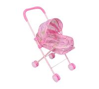 Eventerde Poussette Poupee,Mini Poussette avec Rideau, Pliable Réaliste Et Compacte | pour Bebes Garcons Filles Maison Voyage Fete Anniversaire Exterieur