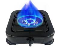 Eventerde Réchaud De Camping Portable, Petit Réchaud Mono Brûleur Pour Camping, Équipement Cuisine Efficace Pour Jardin Maison Voyage Camping-Car Tente Grill Barbecue
