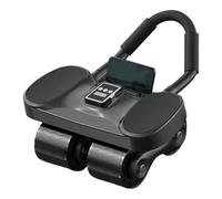 Eventerde Roue Ab Roller - Entraîneur Silencieux Pour Sangle Abdominale À Domicile,Rouleau Abdominal Avec Support De Coude Et Compteur Pour Voyage Maison Jardin Garage Appartement Debutants