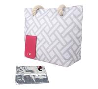 Eventerde Sac à main à vin Sac à vin Sac isotherme Sac à vin Sac à provisions avec sac à vin caché Tissu Oxford Sac isotherme pour le voyage pour 2 bouteilles Pour Voyage Pique-nique 33 x 32 cm