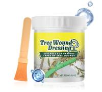 Eventerde Scellant pour plaies des arbres - 100 g Pâte pour troncs, scellant pour greffes avec pinceau, pour écorce endommagée Bonsaï Arbustes Plantes Grumes Verger Jardin Parc Paysage