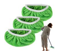 Eventerde Serpillères en Fibre, Lingettes De Nettoyage Réutilisables, 3 Pièces Lavables Multi-Fonction pour Nettoyage Maison Balcon Salle de Bain Séjour Chambre Cuisine