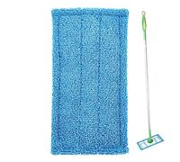 Eventerde Tampons secs - Tampons réutilisables compatibles avec les vadrouilles - Tampon de recharge de vadrouille en microfibre lavable pour le nettoyage des plinthes de sol dur Tampon de nettoyage