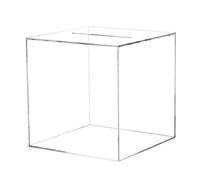 Eventerde Tirelire en Acrylique Transparent Transparente Tirelire Pièce Et Billet Tirelire Tirelire Adulte Populaire Boîte À Monnaie Non Ouverte Adultes Filles Garçons 12x12cm