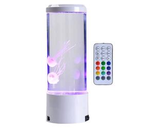 Eventerde Veilleuse Méduse Lampe Led Méduse Lampe D'ambiance Led Table À Effets Changeants De Couleur Avec Télécommande Décoration De Chambre Pour Chambre Des Enfant Maison Bureau