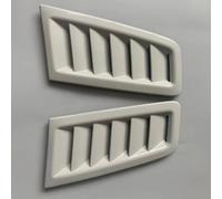 évents capot Compatible Avec Ford Pour Focus RS MK2 Pièces Rechange Capot Moteur Extérieur Aérations Avant Accessoires Prises D'air(White)