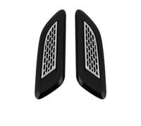 Évents Couvercle d'Admission 2 Pièces Autocollant Décoratif Couverture Scoop Prises D’air Capot Universel Voiture Ventilation Tuning Accessoires Style Auto(Black3)