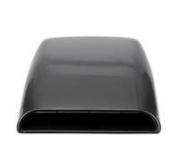 Évents Couvercle d'Admission Écope Capot Universelle Style Auto Couverture Sortie Air Décoration Prise Air Flux Ventilation Accessoires Automobile(Black)
