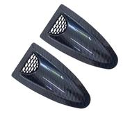 Évents Couvercle d'Admission Persiennes D'Évent Capot Moteur Scoop D'Air Admission Couverture Capot Compatible Avec Nissan Pour Skyline R32 R33 R34 V35 V36(Black2,1pair)