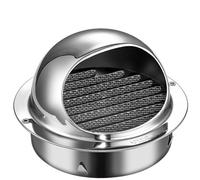 Évents en acier inoxydable, grille d'échappement, sortie d'aération murale, for appartement, villa, maison.