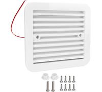 Évents latéraux 12V unidirectionnels blancs pour camping-car, étanches à la poussière et résistants au vent Accessoires pour remorque frigorifique