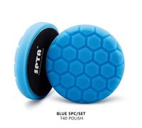Éventuelles Ta-Ventes En Gros,3 Po,80mm,5 Po,125mm,6 Po,150mm Kit De Tampons De Polissage Pour Voiture,Éponge Ronde Hexagonale,Pour Polisseuse Da/Ro/Ga - Type 5 Blue Polish-3 Inch(80mm)