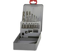 Eventus by Exact 10366 Set de tarauds pour machine 7 pièces métrique M1, M4, M5, M6, M8, M10, M12 coupe à droite DIN 371 HSS 35° RSP 1 set