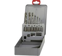 Eventus by Exact 10366 Set de tarauds pour machine 7 pièces métrique M1, M4, M5, M6, M8, M10, M12 coupe à droite DIN 371 HSS 35°